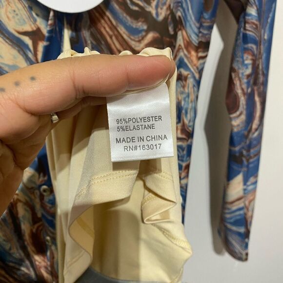 NWT Princess Polly Tyler Swirl Mini Bodycon Dress - Picture 4 of 5